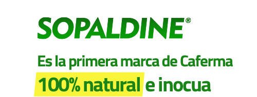 SOPALDINE Es la primera marca de Caferma 100% natural e inocua